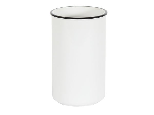 Gobelet céramique Marcel, noir et blanc