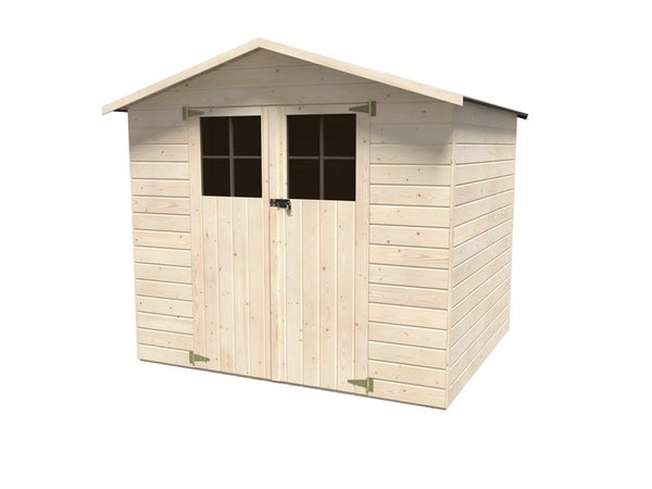 Abri De Jardin Bois Decor Et Jardin Louis Ep.12 Mm, 3.78 M²