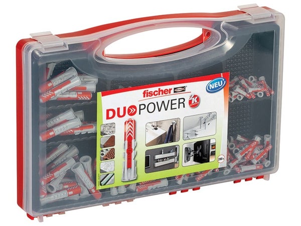 Cheville Duopower Sans Vis Valisette Assortiment 280 Pieces