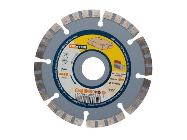 Disque Diamant Pour Pierre Dexter, Diam.115 Mm