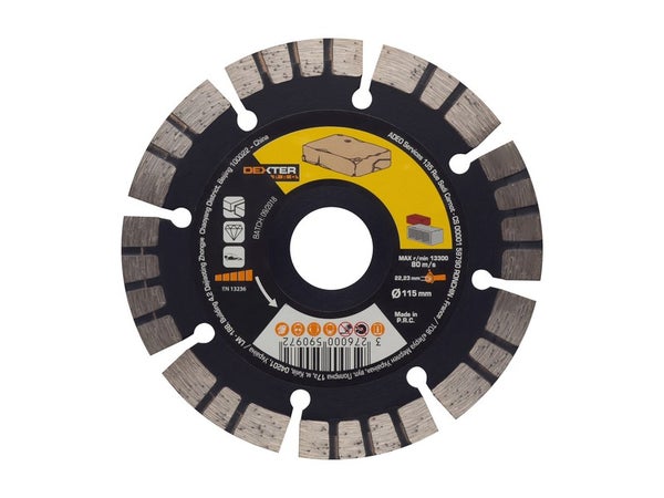 Disque Diamant Pour Pierre Dexter Pro, Diam.115 Mm