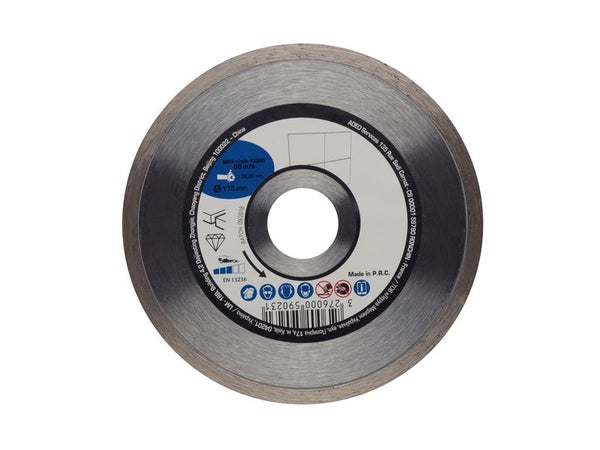 Disque Diamant Céramique Pour Carrelage, Diam.115 Mm