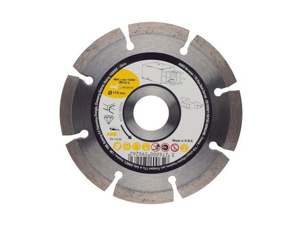 Disque Diamant Pour Béton, Diam.115 Mm