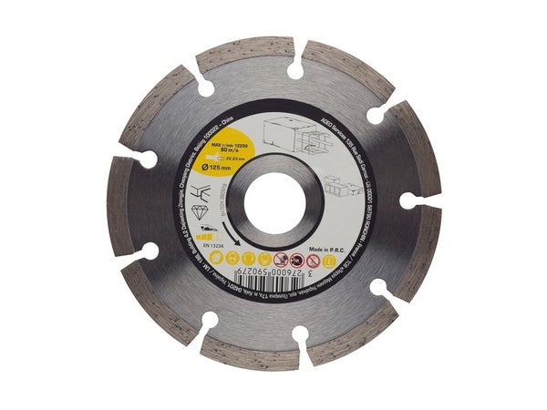 Disque Diamant Pour Béton, Diam.125 Mm