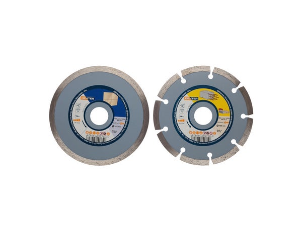 2 Disques Diamant Céramique/Béton Pour Matériaux De Construction Dexter