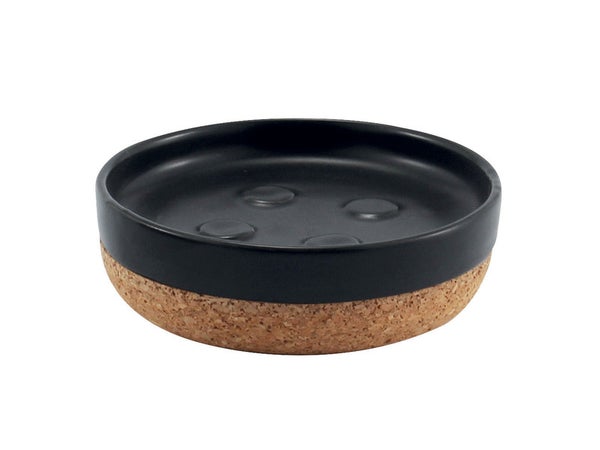 Porte-savon céramique Odemira, noir
