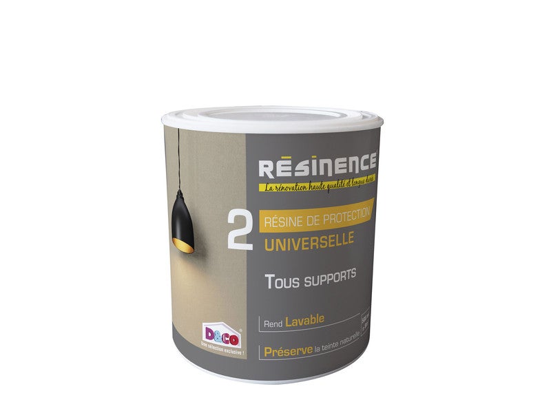 Résine de finition évier protecteur RESINENCE, incolore satiné, 0.5 l