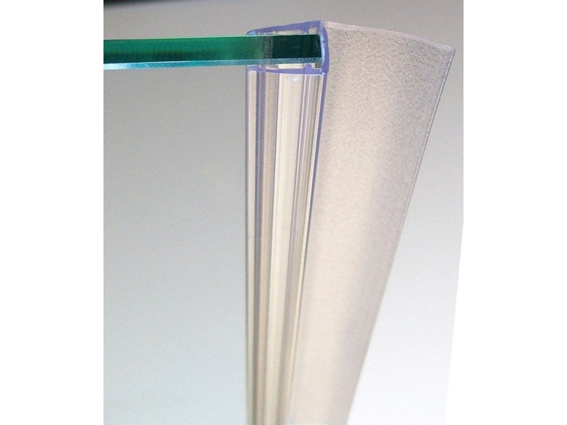 Joint F étanche Pour Porte De Douche - 2 Mètres - Parfait Pour Portes En Verre De 4 à 6 Mm - Facile à Poser Sans Colle