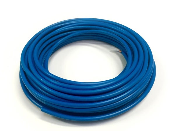 Fil Électrique 1.5 Mm² H07Vu, En Couronne De 10M Bleu