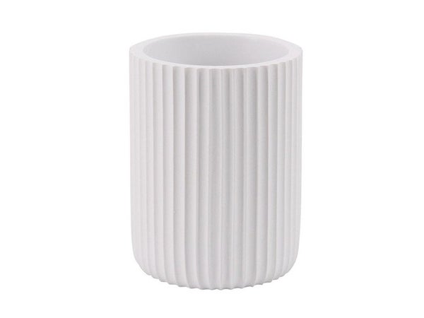 Gobelet polyrésine Line, blanc n°0