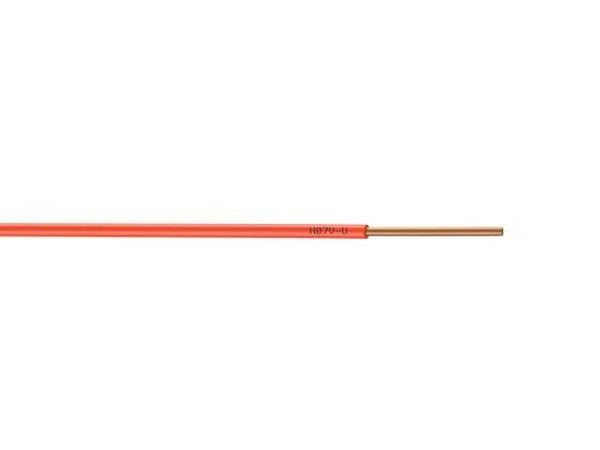 Fil Électrique 1.5 Mm² H07Vu, En Couronne De 100M Orange