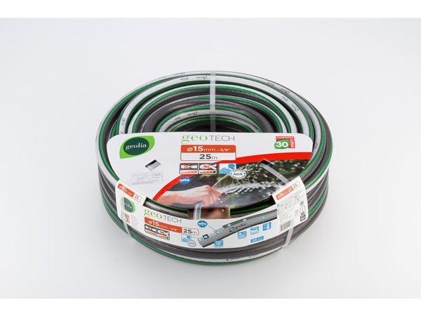 Tuyau D'Arrosage Geolia Geotech L.25 M Diam.14.5 Mm