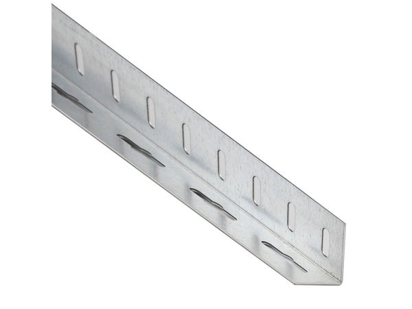 Cornière Égale Fer Brut Gris, L.2.6 M X L.2.35 Cm X H.2.35 Cm
