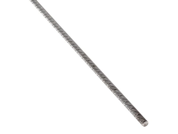 Fer À Béton Fer Brut Gris, L.1 M X L.0.6 Cm X H.0.6 Cm X Diam.6 Mm