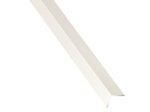Cornière Égale Aluminium Laquée Noir, L.2 M X L.2.35 Cm X H.2.35 Cm