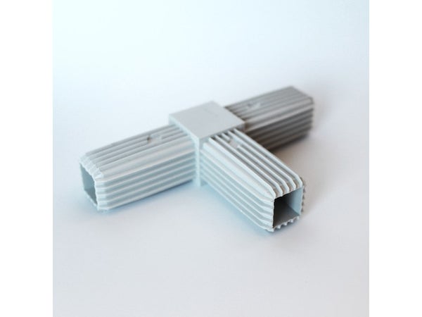 Connecteur T Pvc Époxy Gris, L.2.35 Mm
