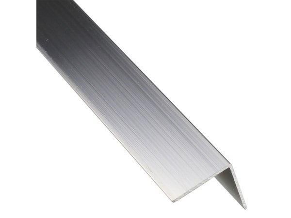 Cornière Égale Aluminium Satiné Gris, L.1 M X L.1.95 Cm X H.1.95 Cm