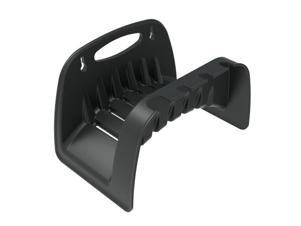 Support tuyau plastique Geolia noir