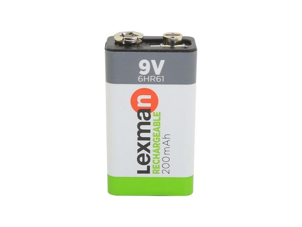 Pile Rechargeable 9 V, 200 Mah, Lexman