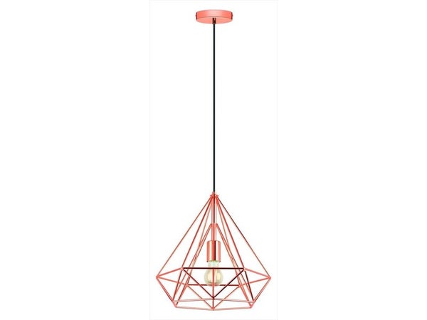 Suspension industriel métal INSPIRE BYRON 1 Lumière(S) Diam. 37 cm