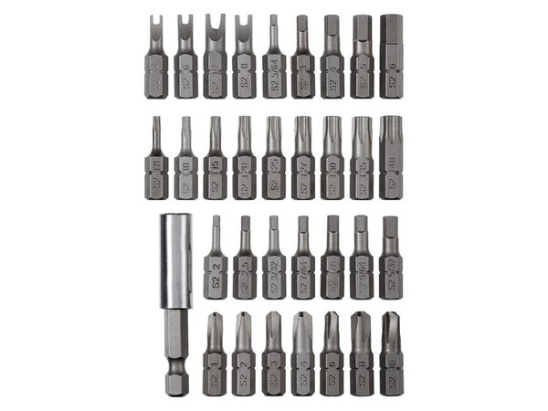 Lot De 32 Embouts De Vissage 25 Mm Dexter + Porte-Embout