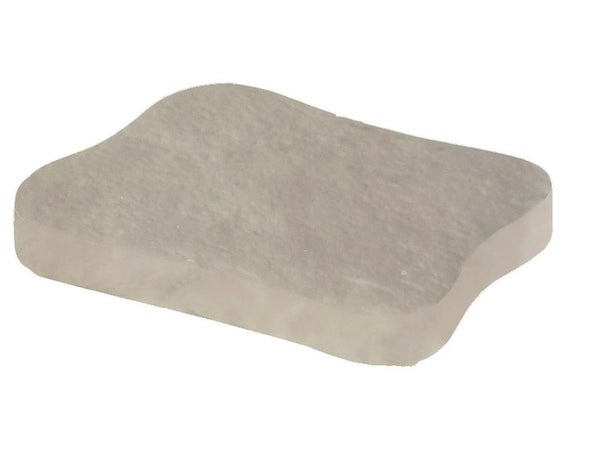 Pas japonais Ludik en béton ton pierre, L.38 x l.26 x Ep.4.5 cm