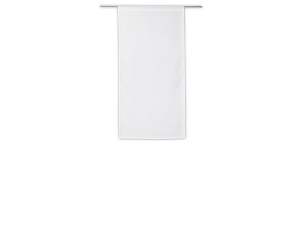Paire De Vitrages Transparent, Idealis Blanc L.60 X H.120 Cm