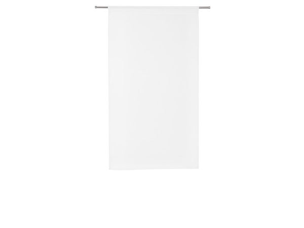 Paire De Vitrages Tamisant, Leo Blanc L.60 X H.120 Cm
