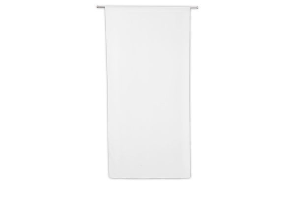 Vitrage Tamisant, Leo Blanc L.80 X H.160 Cm