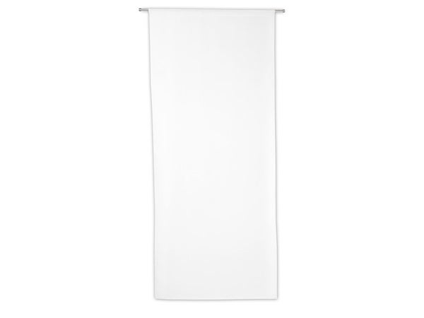 Vitrage Tamisant, Leo Blanc L.90 X H.210 Cm