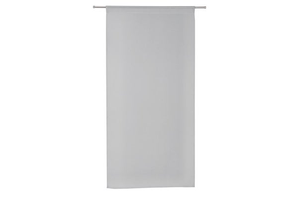 Paire De Vitrages Tamisant, Leo Gris Galet N°5 L.60 X H.180 Cm