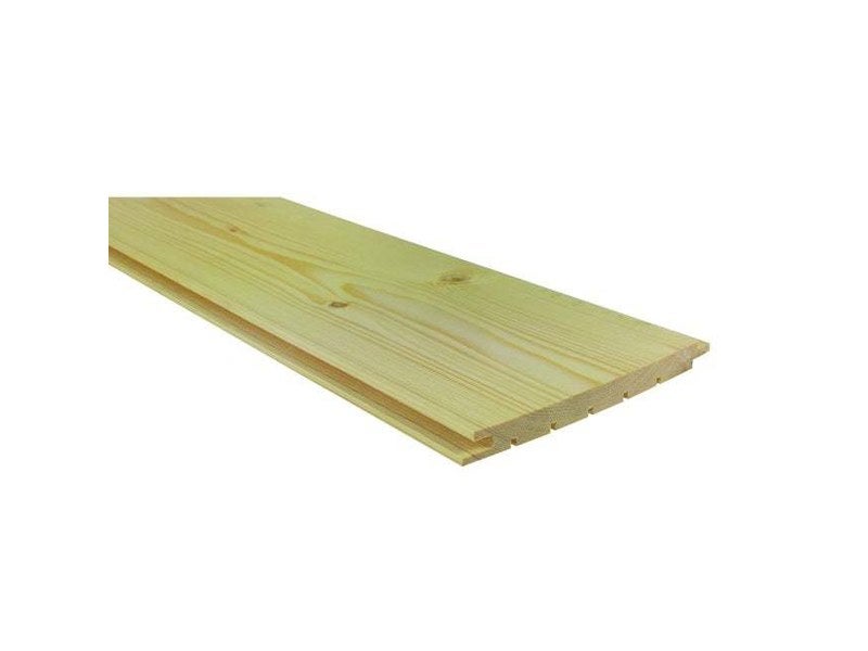 Tasseau décoratif lambris lamelles bois naturel L.250 x l.30 x ep