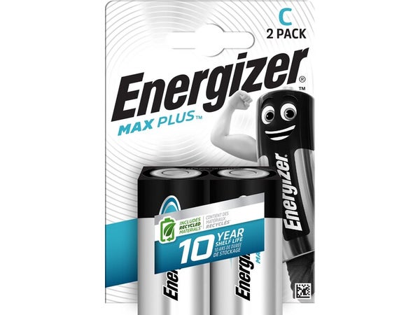 Lot De 2 Piles Alcaline Lr14 C, 1.5 V, Energizer