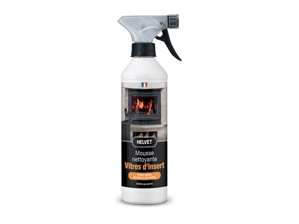 Mousse Nettoyante Inserts, Poêles, Cheminées Helvet 0,5 L