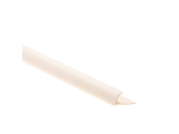 Quart-De-Rond Mur Ivoire Mat Pvc L.250 Cm X Ep.8 Mm