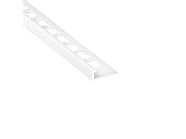 PTS-AR Rail d'étanchéité 210 cm blanc Profil PVC-Blanc