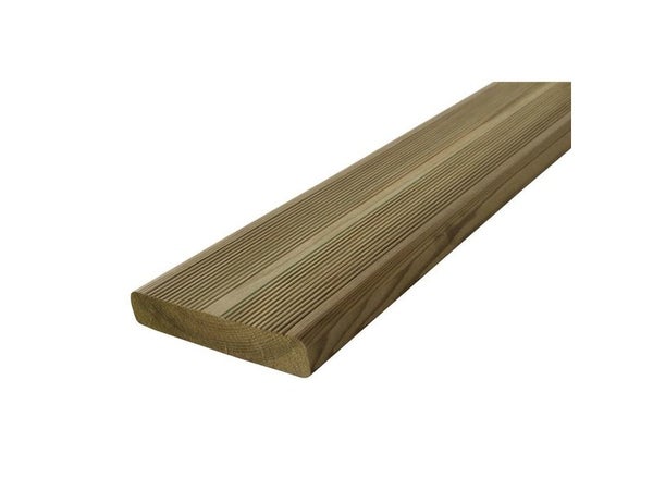 Planche Bois Kuhmo2, Vert, L.360 X L.14.5 Cm X Ep.27 Mm