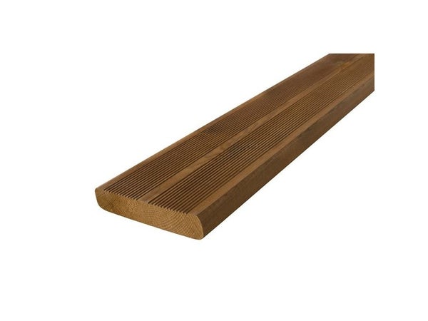 Planche Bois Kuhmo2, Marron, L.360 X L.14.5 Cm X Ep.27 Mm