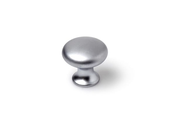 Lot De 4 Boutons De Meuble Rond Zamak Chromé H.25 X L.25 X P.25 Mm
