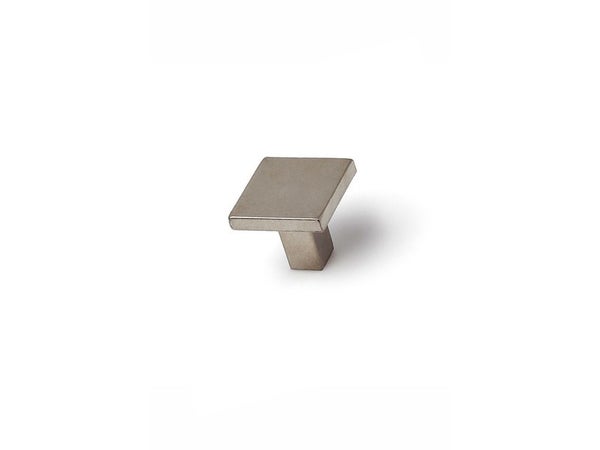 Lot De 4 Boutons De Meuble Carré Zamak Mat H.28 X L.30 X P.30 Mm