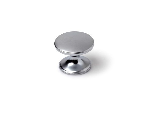 Lot De 4 Boutons De Meuble Rond Zamak Mat H.27 X L.33 X P.33 Mm
