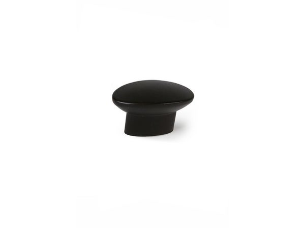 Lot De 4 Boutons De Meuble Ovale Zamak Peint H.24 X L.41 X P.19 Mm