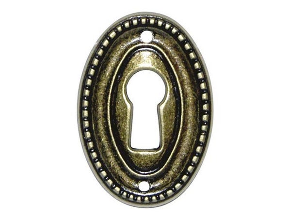 Entrée De Clé Louis Xvi En Laiton Brossé