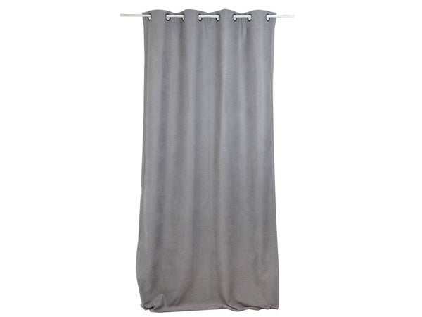 Rideau occultant isolant thermique, Alaska gris clair l.140 x H.260 cm