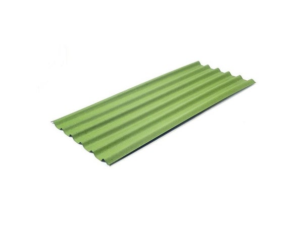 Plaque Bitume Vert Intense L.0.81 X L.2 M Onduline