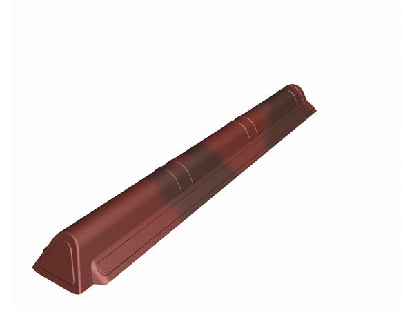 Embout De Faîtière Pour Plaque Onduvilla Rouge Ombré, L.1.06 M