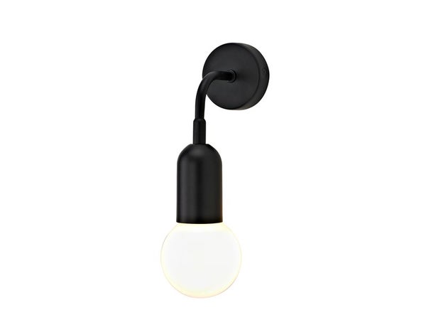 Applique, Classique Métal Noir Inspire Hoopa 1 Lumière(S)