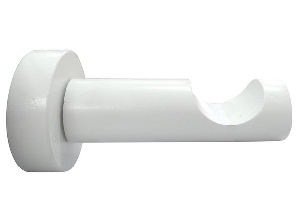 Support Tringle À Rideau, 28 Mm Blanc Satiné Inspire