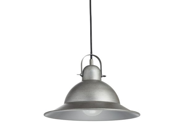Suspension, E27 Industriel Stephenson Aluminium Métal Brossé 1 X 60 W Inspire