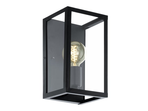 Applique Acier Inoxydable Noir Eglo Charterhouse 1 Lumière(S)